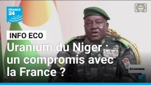 Uranium : le Niger ouvre la porte à un compromis avec la France • FRANCE 24