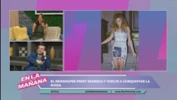 NEWSPAPER PRINT📰 is back and taking over fashion again | En La Mañana