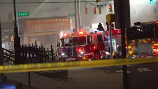 2 firefighters hurt battling massive Waterbury fire; 15 people displaced