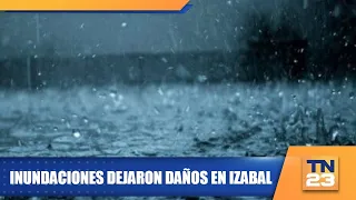 Flooding caused damage in Izabal