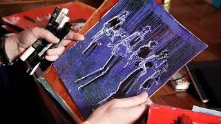 Jeff Barlow sketches live music in real time
