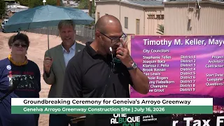 Groundbreaking Ceremony for Geneiva's Arroyo Greenway