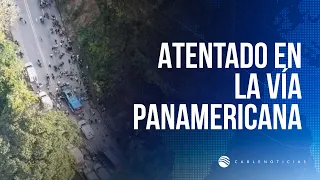 Pan-American Highway between Cauca and Nariño on high alert following explosives attack