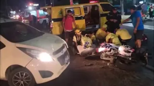 Varios lesionados en racha de accidentes de tránsito