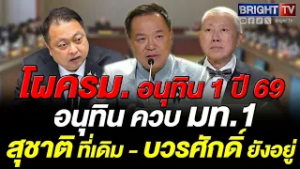 โผรัฐบาล "อนุทิน 1" ภูมิใจไทยผงาดคุม 19 เก้าอี้ อนุทิน ควบ มท.1 ดึงมืออาชีพนั่งรองนายกฯ