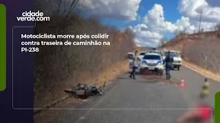Motorcyclist dies after rear-ending truck on PI-238