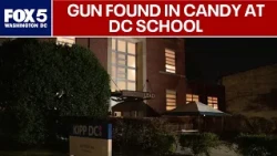 Gun found in box of Halloween candy at DC school