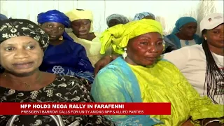 PRESIDENT BARROW ADDRESSES FARAFENNI RALLY
