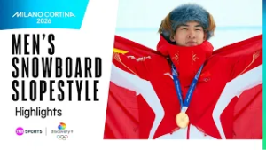 CHINA'S FIRST GOLD! ?? | Men’s Snowboard Slopestyle Highlights | Winter Olympics 2026