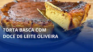 Basque cheesecake with Oliveira dulce de leche 😍