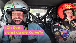 Herzklopfen im Renntaxi - Bergrennen Hemberg