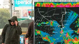 Orange alert for the afternoon: Hail, storms, and gusts up to 90 km/h