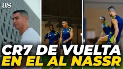 CRISTIANO RONALDO está de VUELTA: así reapareció con el AL NASSR tras la POLÉMICA