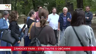 Zámocký park - stretnutie s občanmi