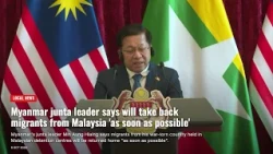 Myanmar junta leader says will take back migrants from Malaysia 'as soon as possible'