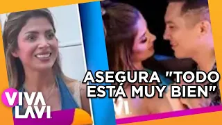 Kim Flores se niega a hablar de su ruptura con Edwin Luna | Vivalavi