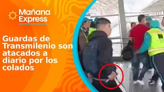 Videos show brutal attacks by fare evaders on Transmilenio security guards