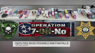 Nearly 5,000 kratom pills seized by Tipton County Sheriff