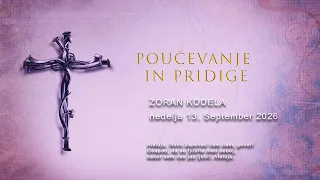 ZORAN KODELA - PRIDIGA  nedelja 13. September 2026