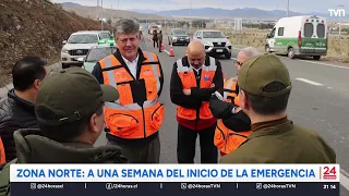 Northern Zone: one week since the start of the emergency