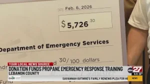 Lebanon first responders receive grant for training course