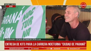 Entrega de Kits para la carrera nocturna "Ciudad de Paraná" - Elonce