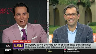 MIDNIGHT DEADLINE ⏳ Clock is ticking as LSU faces potential fines, bans over roster | SportsCenter
