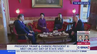 President Trump Calls Chinese President's Visit "Tremendous"