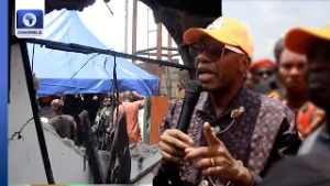 ADC Secretariat Burnt As Amaechi Attacked In Ubima