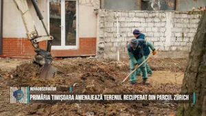 Primăria Timișoara amenajează terenul recuperat din Parcul Zürich