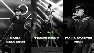 J-Ax con Maria Salavador, Tranqi Funky, Italia starter pack. Qual è la tua preferita?