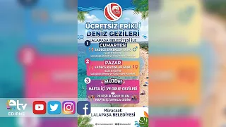 FREE TRIPS TO THE SEA START IN LALAPAŞA