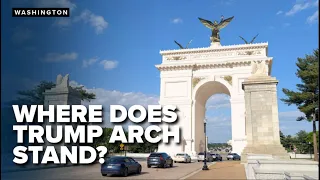 President Trump's arch wins preliminary approval from federal planning commission