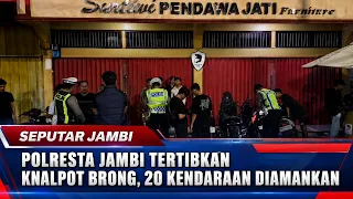 JAMBI POLICE CRACK DOWN ON LOUD EXHAUSTS, 20 VEHICLES SEIZED