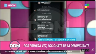 💥 EXCLUSIVO: LOS CHATS DE LA DENUNCIANTE DE JOAQUÍN LEVINTON