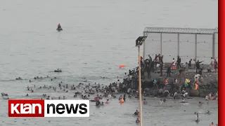 Klan News - Dyndja e emigrantëve, Spanja dislokon ushtrinë në Ceuta