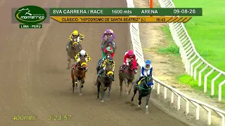 Hipódromo Monterrico - 8va Carrera 09 Agosto 26