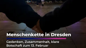 Menschenkette in Dresden am 13. Februar I Sachsen Fernsehen