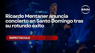 Ricardo Montaner announces concert in Santo Domingo after resounding success