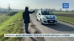 Mezzanino, appello del sindaco: 'Fondi per la sicurezza della strada di argine o si chiude'