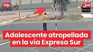 Surco: adolescente de 13 años es atropellada por motocicleta en la vía Expresa Sur