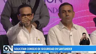 Santander Governor Requests Security Council