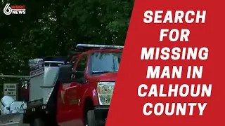 Search for missing man in Calhoun County
