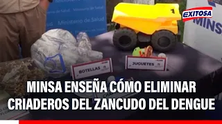 🔴🔵 Ministry of Health teaches how to eliminate dengue mosquito breeding sites