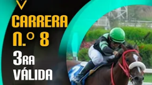 8VA CARRERA - 3ERA VALIDA - HIPODROMO LA RINCONADA 22 FEB 