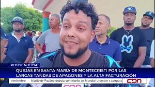 Complaints in Santa María de Montecristi over long power outages and high billing