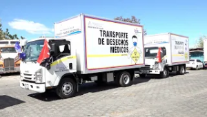 Flota de camiones nuevos fortalecen la seguridad hospitalaria y ambiental