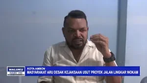 MASYARAKAT ARU DESAK KEJAKSAAN USUT PROYEK JALAN LINGKAR WOKAM - MHI 04/02/2026