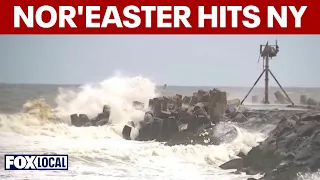 TEAM COVERAGE: Nor'easter pummels NY, NJ with heavy wind, severe flooding