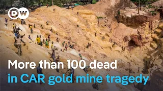 Death toll rises after gold mine in Central African Republic collapses | DW News